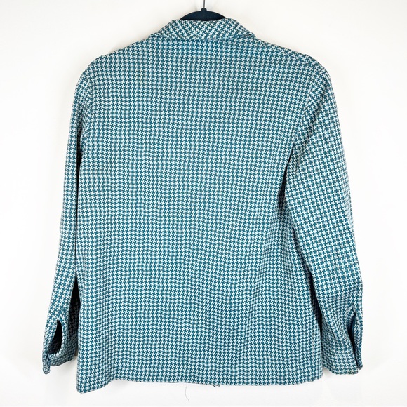 Vintage Blue Houndstooth Jacket - Picture 6 of 8